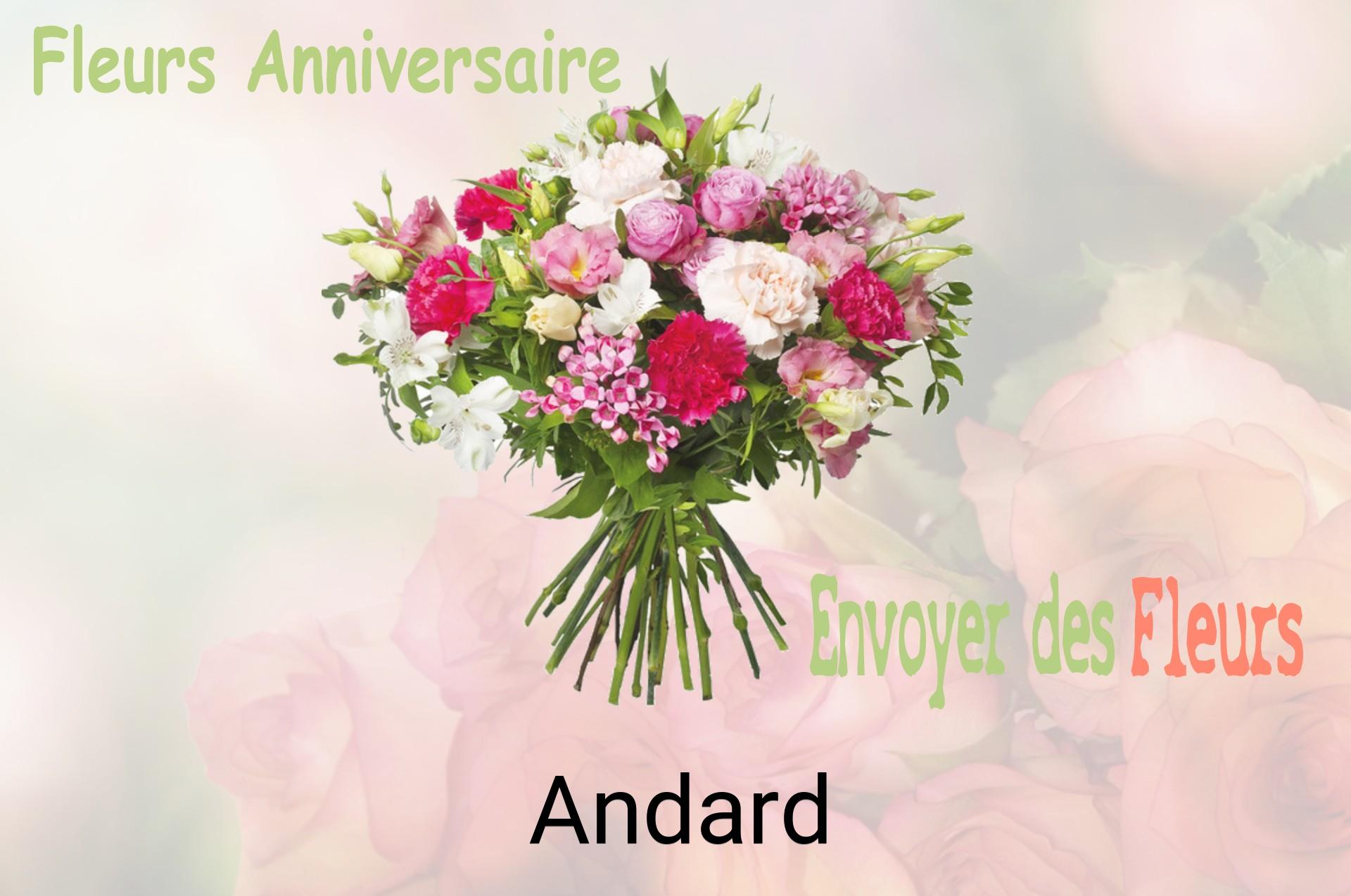 Bouquet de fleurs d’anniversaire livré à Andard