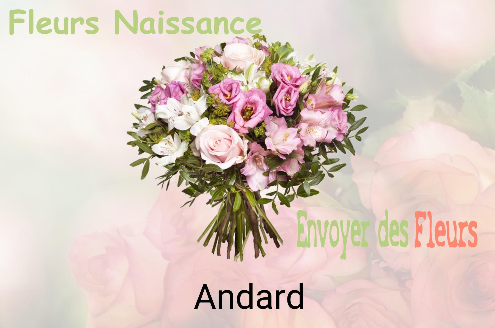 Bouquet de fleurs de naissance livré à Andard